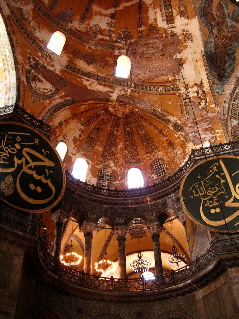 Turkey - Istanbul - inside Hagia Sophia 02