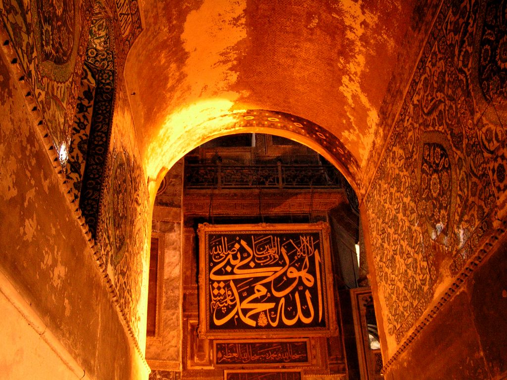Turkey - Istanbul - inside Hagia Sophia 04