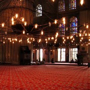 Turkey - inside Blue Mosque in Istanbul 01