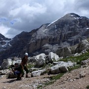 The Italian Dolomites - Via ferrata Tomaselli 12