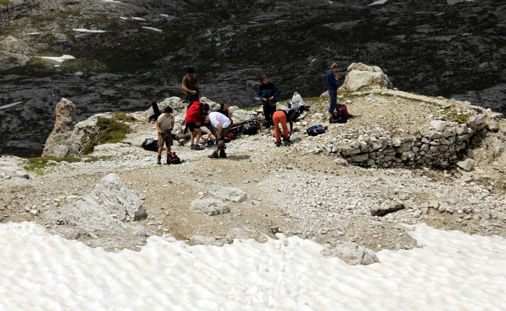 The Italian Dolomites - Via ferrata Tomaselli 22