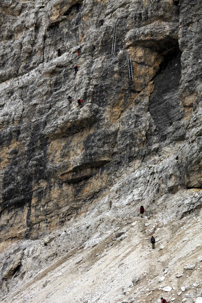 The Italian Dolomites - Via ferrata Tomaselli 25