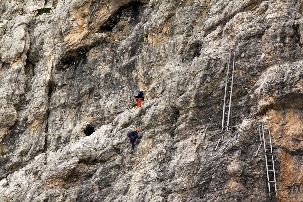 The Italian Dolomites - Via ferrata Tomaselli 26