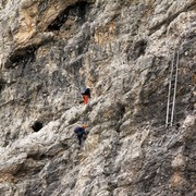 The Italian Dolomites - Via ferrata Tomaselli 26