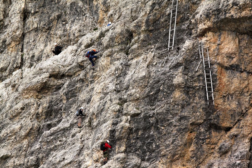 The Italian Dolomites - Via ferrata Tomaselli 27