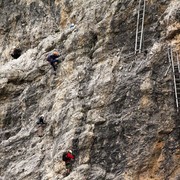 The Italian Dolomites - Via ferrata Tomaselli 27