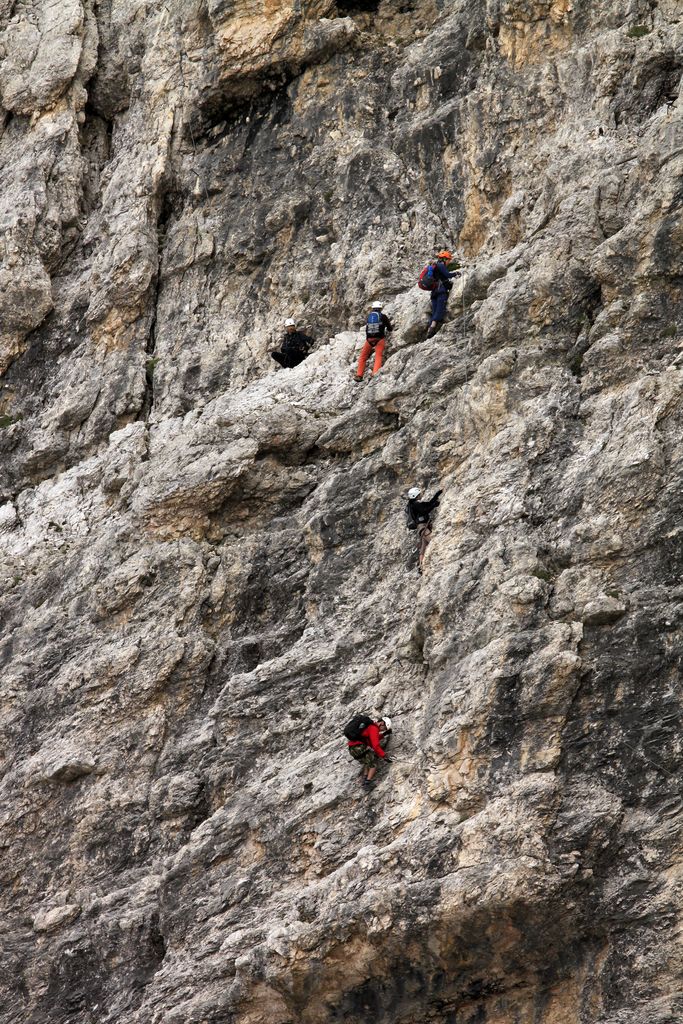 The Italian Dolomites - Via ferrata Tomaselli 28