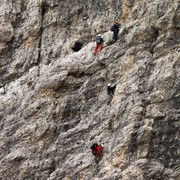 The Italian Dolomites - Via ferrata Tomaselli 28