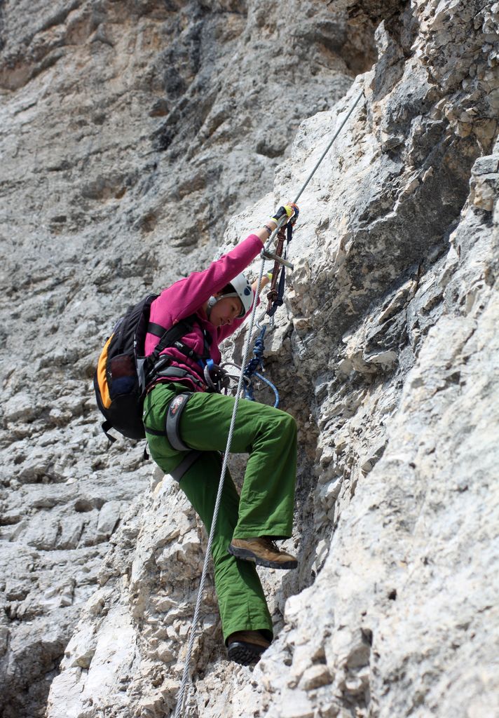 The Italian Dolomites - Via ferrata Tomaselli 35