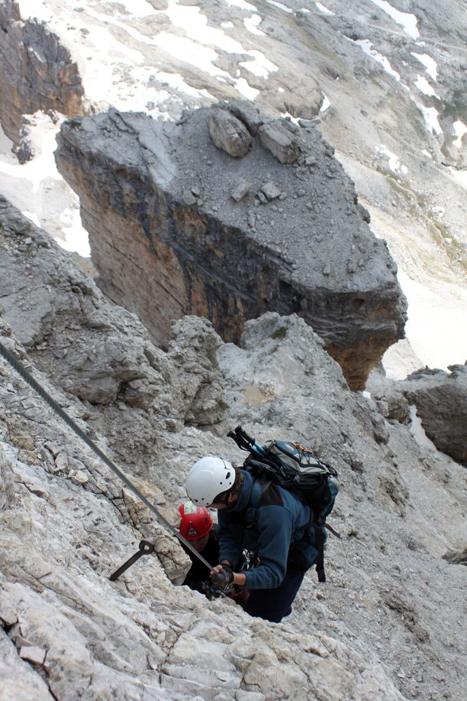 The Italian Dolomites - Via ferrata Tomaselli 36