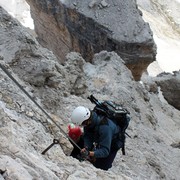 The Italian Dolomites - Via ferrata Tomaselli 36