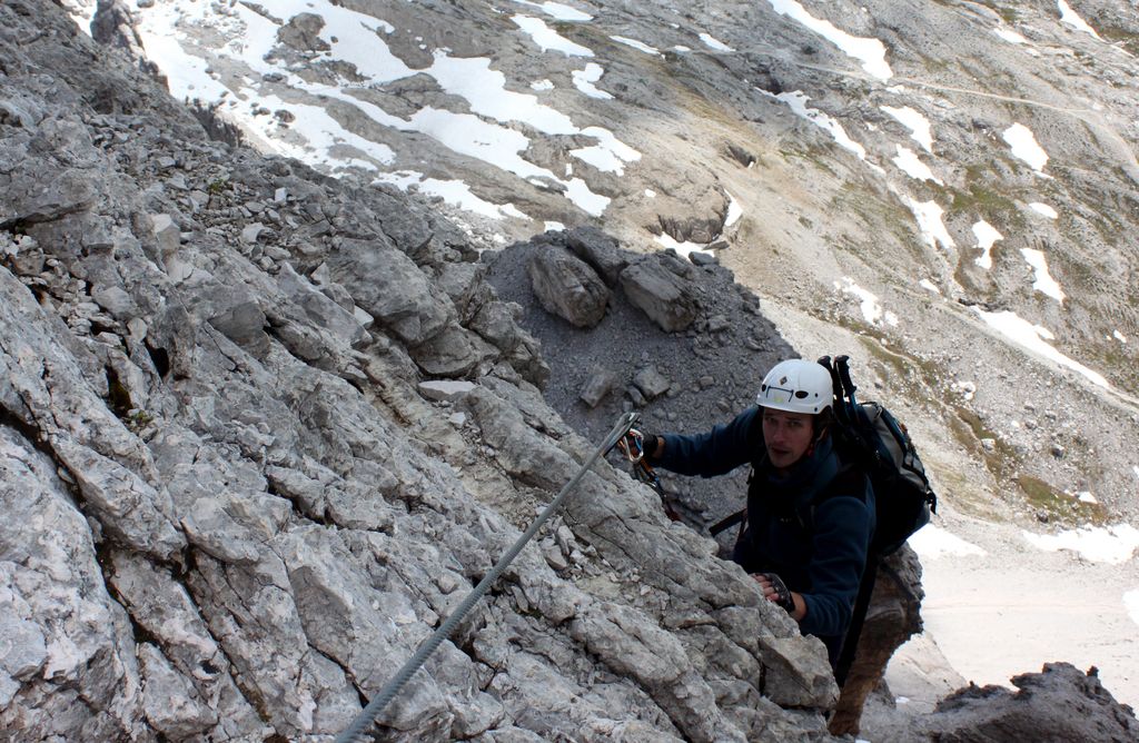 The Italian Dolomites - Via ferrata Tomaselli 37