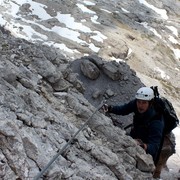 The Italian Dolomites - Via ferrata Tomaselli 37