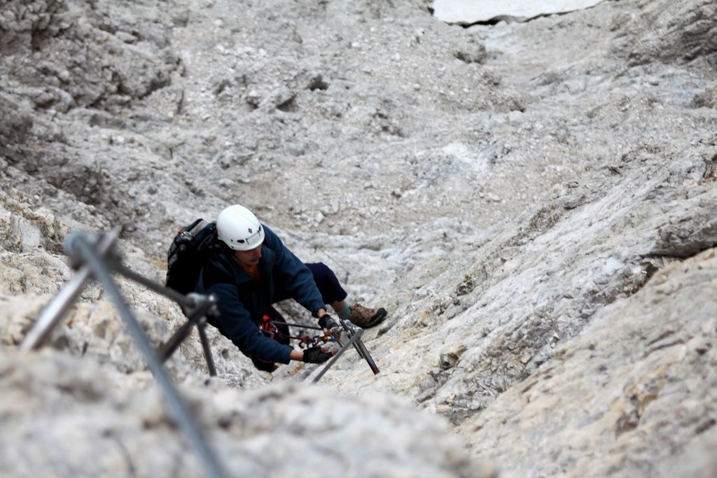 The Italian Dolomites - Via ferrata Tomaselli 38