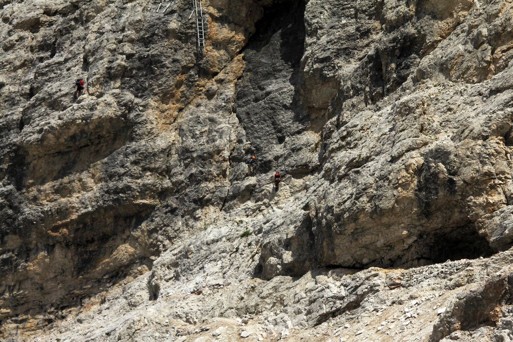 The Italian Dolomites - Via ferrata Tomaselli 39