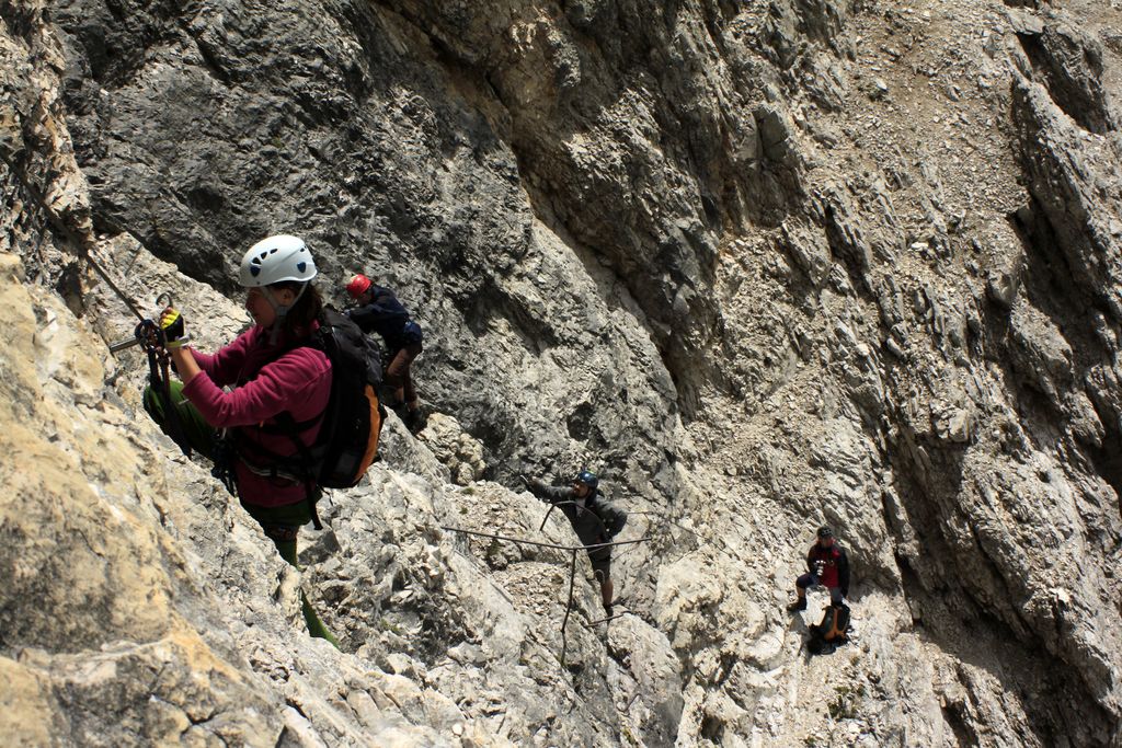 The Italian Dolomites - Via ferrata Tomaselli 42