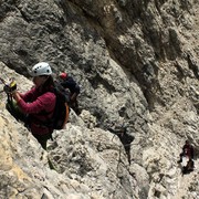 The Italian Dolomites - Via ferrata Tomaselli 42