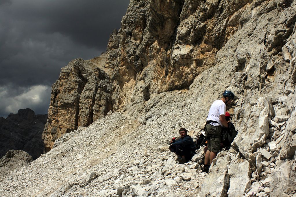 The Italian Dolomites - Via ferrata Tomaselli 45