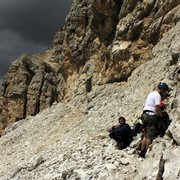 The Italian Dolomites - Via ferrata Tomaselli 45