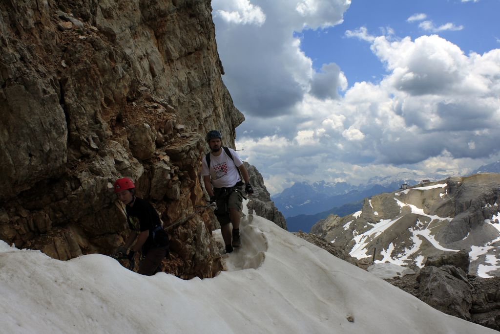 The Italian Dolomites - Via ferrata Tomaselli 48