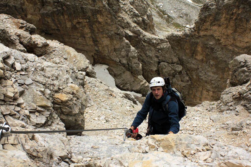 The Italian Dolomites - Via ferrata Tomaselli 49