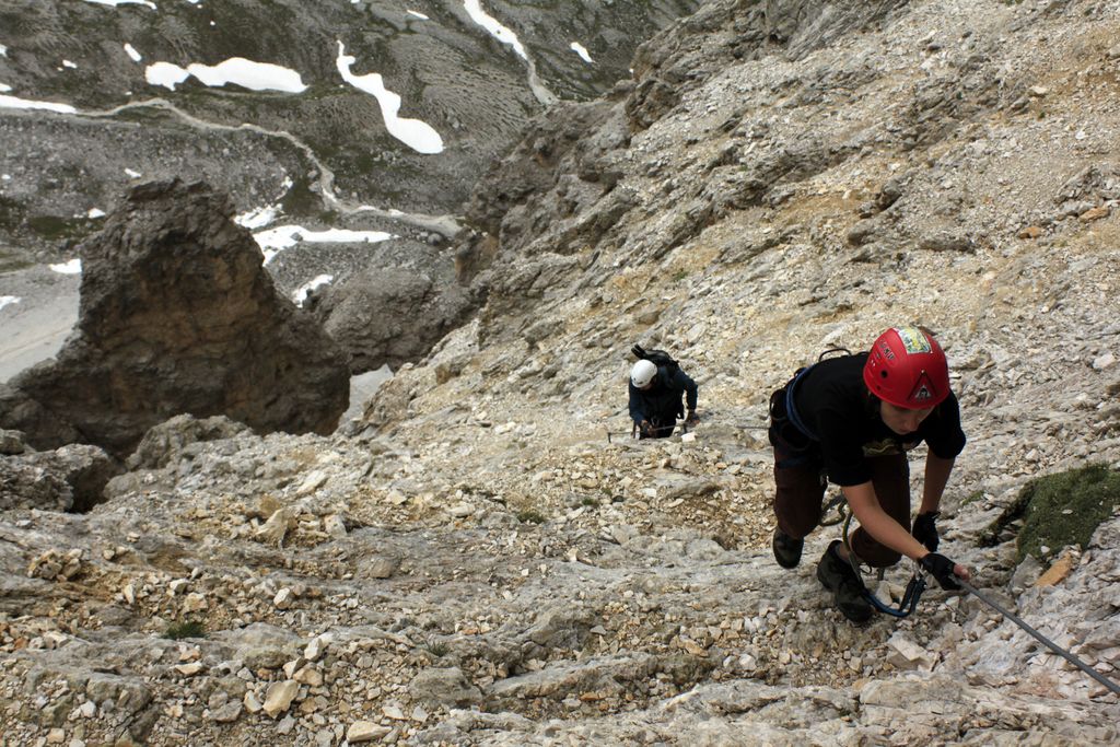 The Italian Dolomites - Via ferrata Tomaselli 50