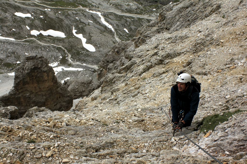 The Italian Dolomites - Via ferrata Tomaselli 51