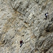 The Italian Dolomites - Via ferrata Tomaselli 55