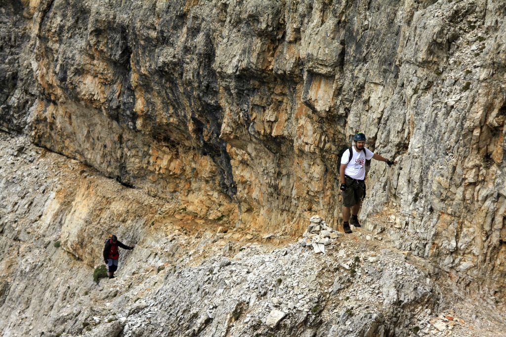 The Italian Dolomites - Via ferrata Tomaselli 60