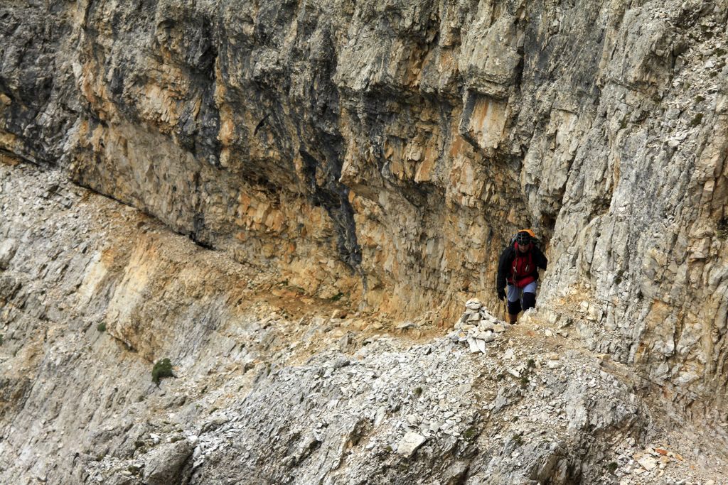 The Italian Dolomites - Via ferrata Tomaselli 62