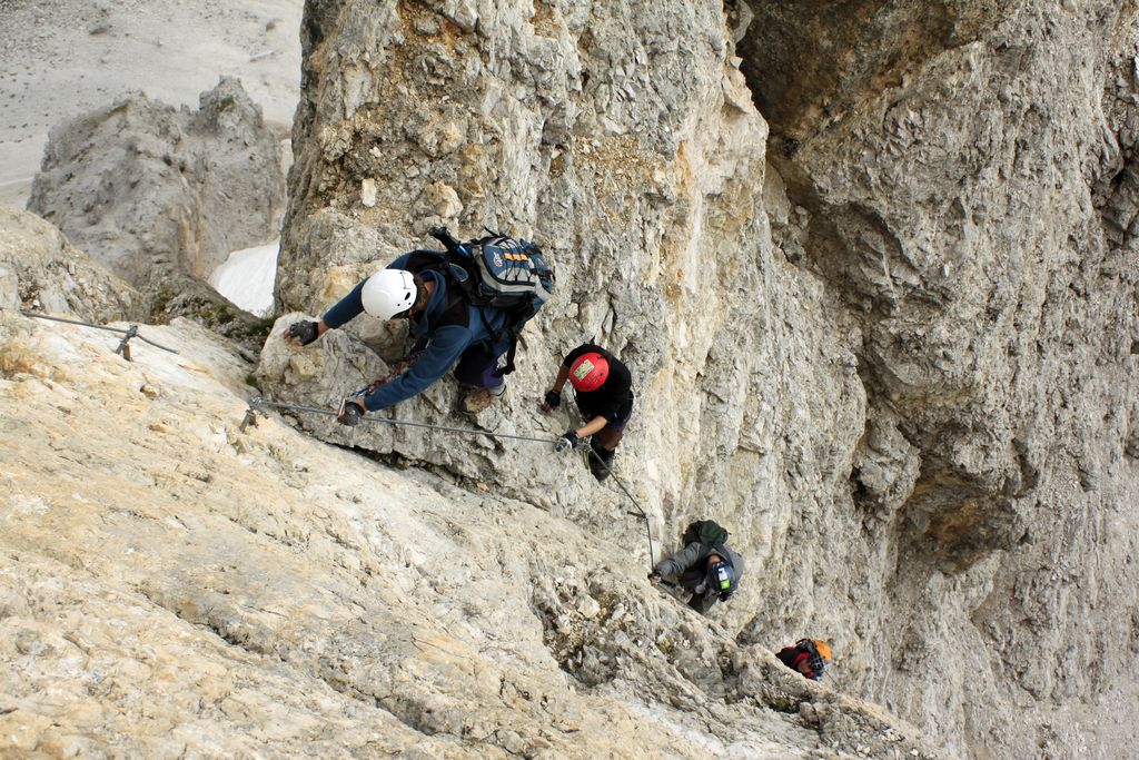 The Italian Dolomites - Via ferrata Tomaselli 64