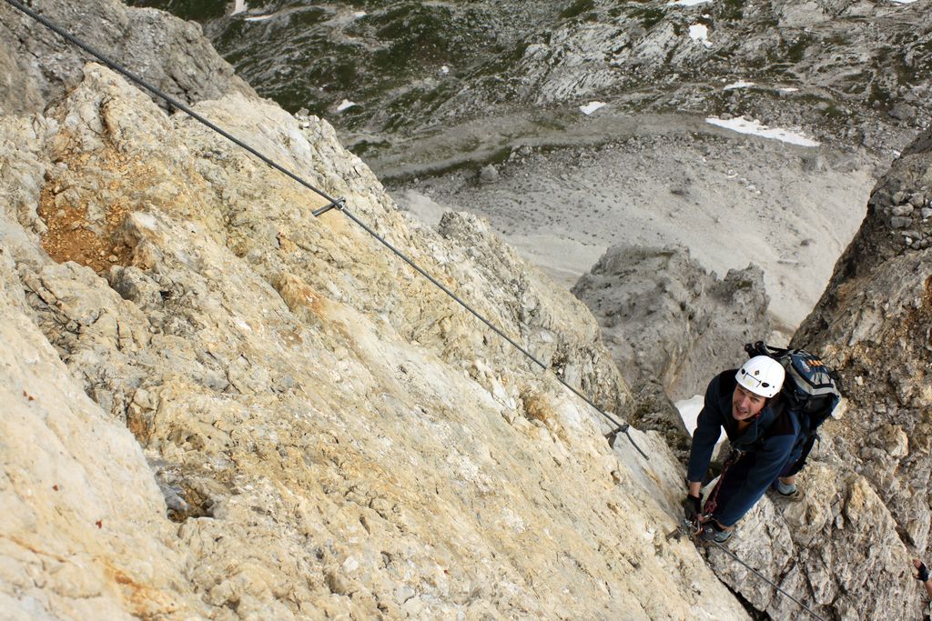 The Italian Dolomites - Via ferrata Tomaselli 65