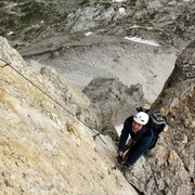 The Italian Dolomites - Via ferrata Tomaselli 65