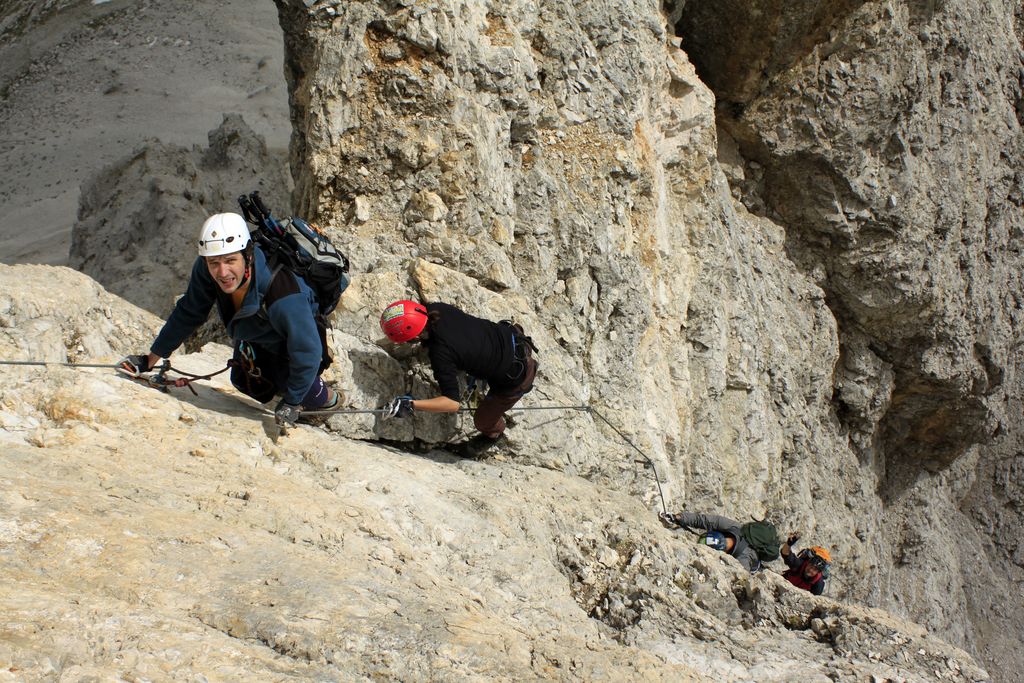 The Italian Dolomites - Via ferrata Tomaselli 66