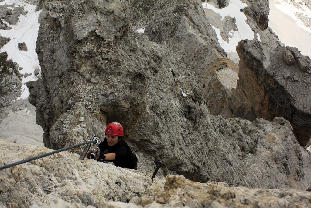 The Italian Dolomites - Via ferrata Tomaselli 71