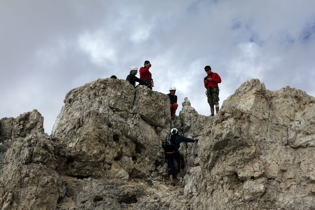 The Italian Dolomites - Via ferrata Tomaselli 72