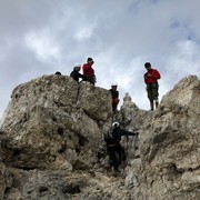 The Italian Dolomites - Via ferrata Tomaselli 72