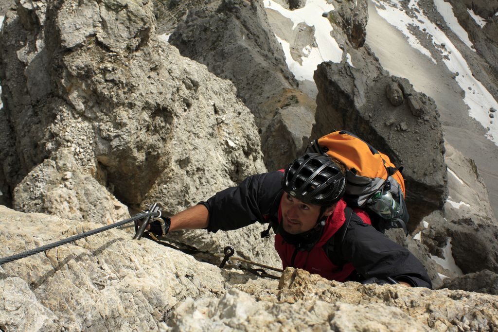 The Italian Dolomites - Via ferrata Tomaselli 77