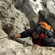 The Italian Dolomites - Via ferrata Tomaselli 77