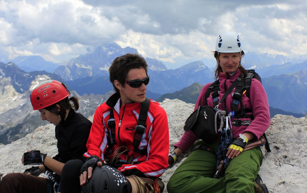 The Italian Dolomites - Via ferrata Tomaselli 86