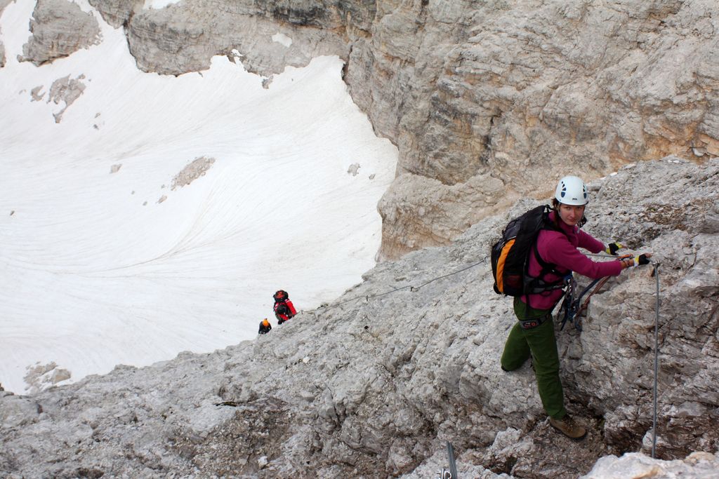 The Italian Dolomites - Via ferrata Tomaselli 91