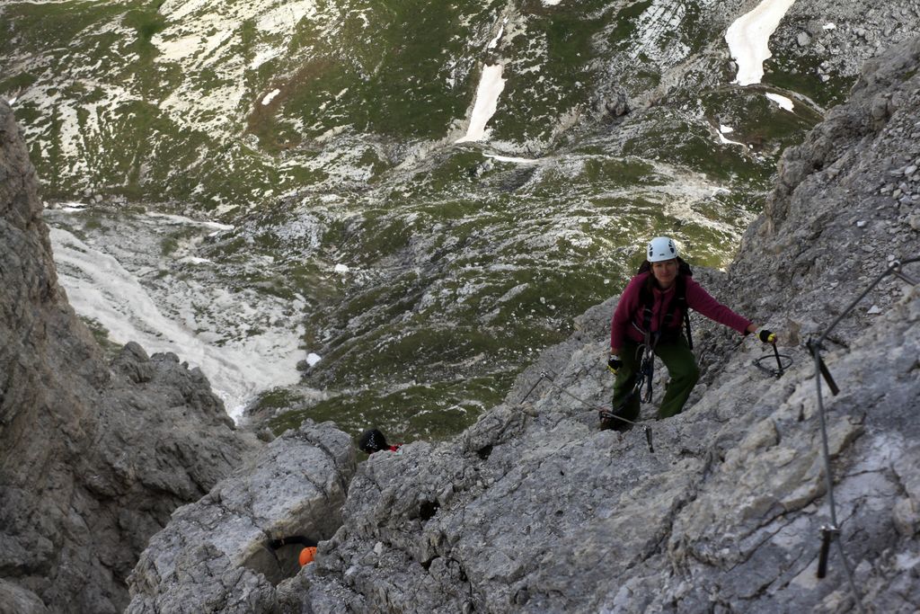 The Italian Dolomites - Via ferrata Tomaselli 93