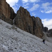 The Italian Dolomites - Via ferrata Tomaselli 106