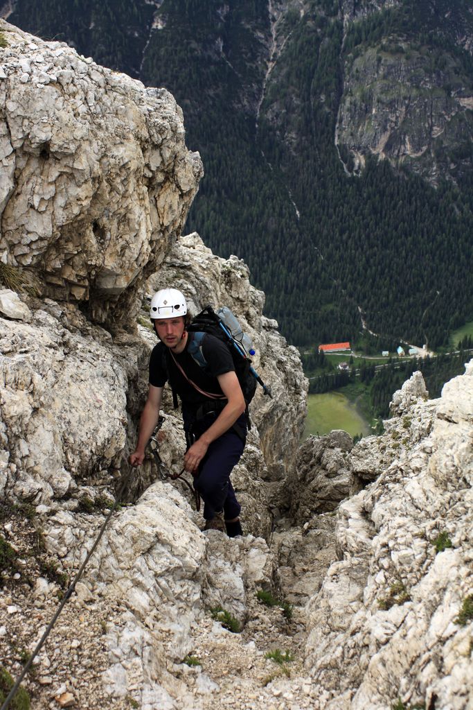 The Italian Dolomites - Via ferrata Renato de Pol 42