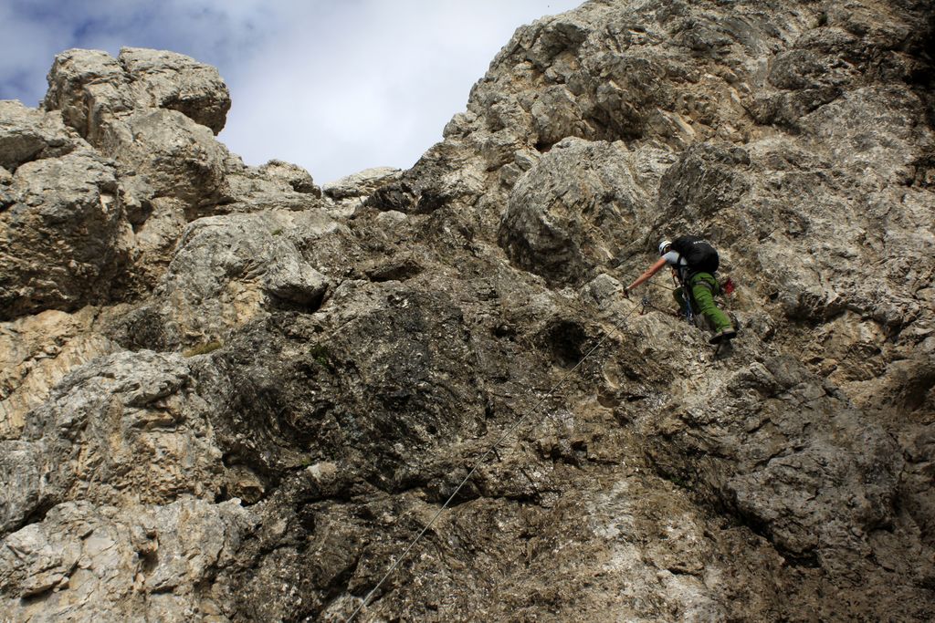 The Italian Dolomites - Via ferrata Renato de Pol 44