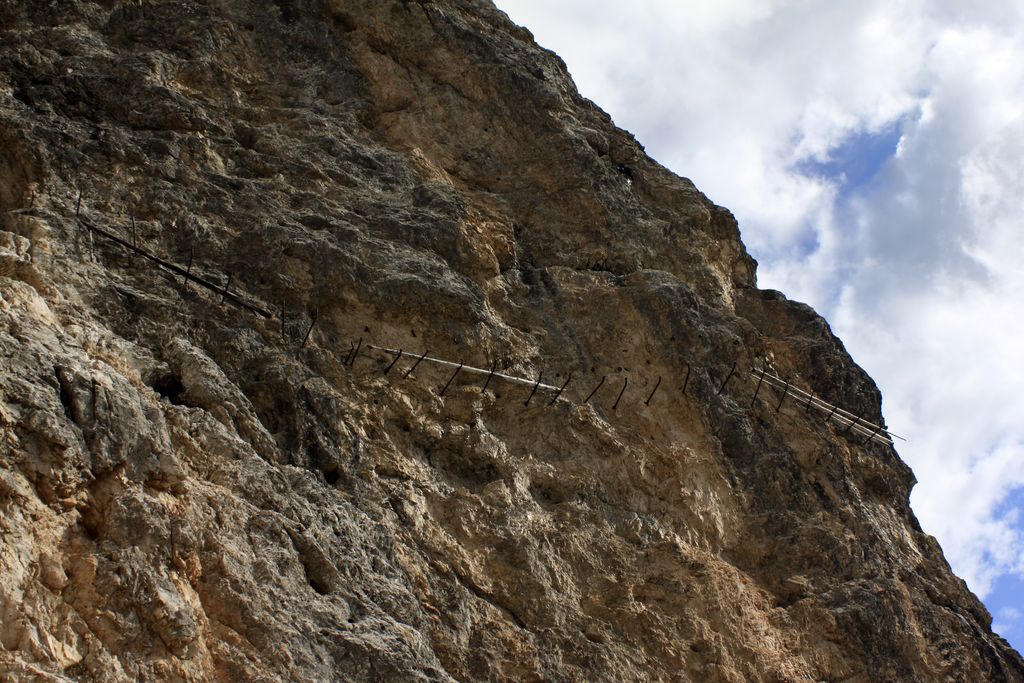 The Italian Dolomites - Via ferrata Renato de Pol 45