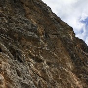 The Italian Dolomites - Via ferrata Renato de Pol 45