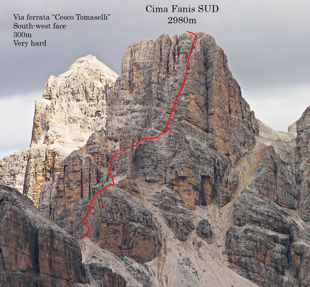 The Italian Dolomites - Via ferrata Tomaselli 01