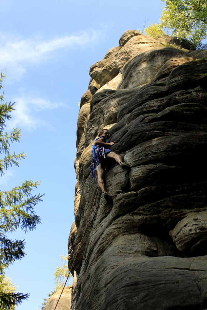 Czechia - climbing in Bischofstein 01