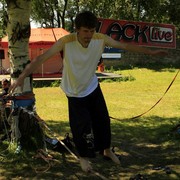 Czechia - Slackline festival - first steps